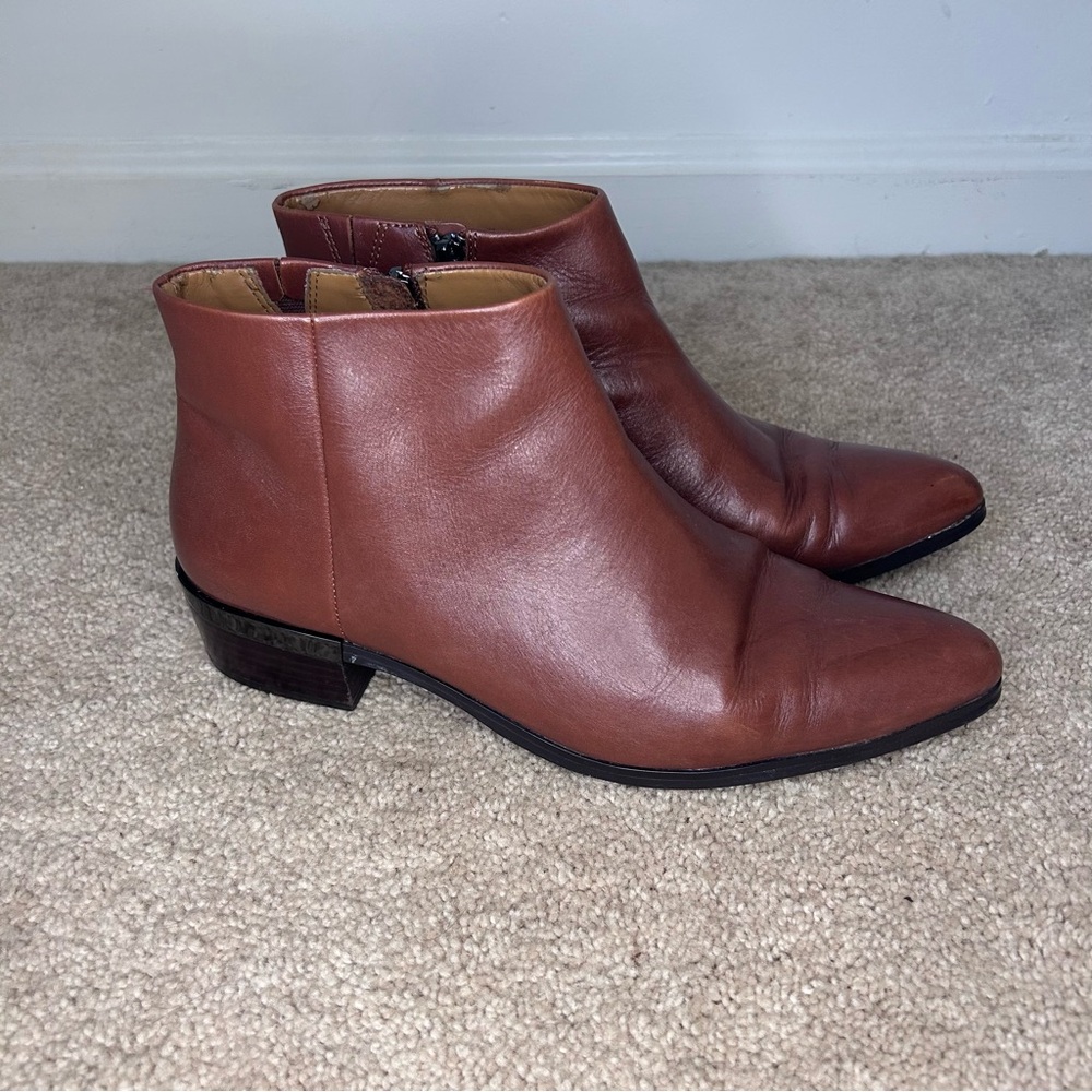 Coach Tan Leather Boots